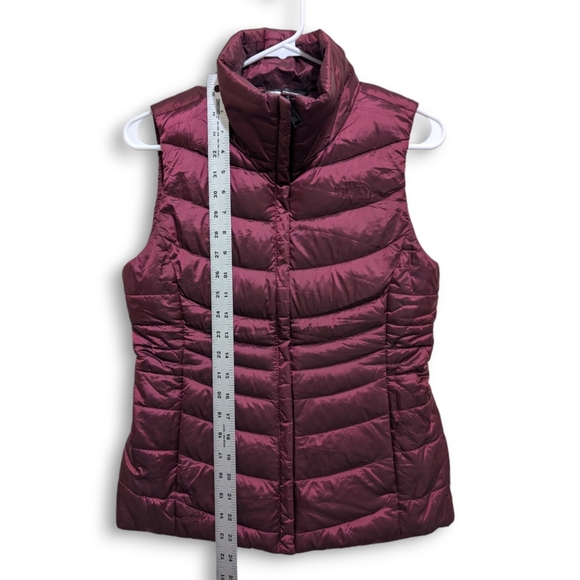 The North Face Aconcagua Vest II 550-fill Goose Down DWR Womens XS Shiny Red - Picture 7 of 7